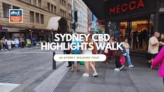 Market Street to Pitt St Mall (with cc subtitle commentary) &mdash; Sydney Tower, Hyde Park, Supreme Court