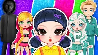 Squid Game Dress Up Challenge &ndash; Paper Doll Edition!