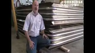 Metal rectangular expansion joint