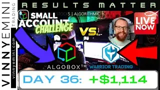 DAY 36 🔴 Small Account Challenge vs Warrior Trading & Ross Cameron