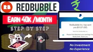 How to Make Passive Income Online with Redbubble in 2025 (For Beginners)