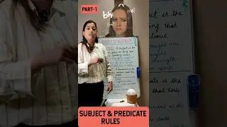 subject&predicate#@sunrise.edu99#rules #education #grammar #english#reels#youtube #funlearning