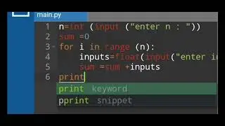 sum of numbers in python programming #python  for biginner #new python series #learning in simple
