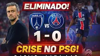CRISE TOTAL! PSG perde para o Paris FC e d&aacute; adeus &agrave; Copa da Fran&ccedil;a