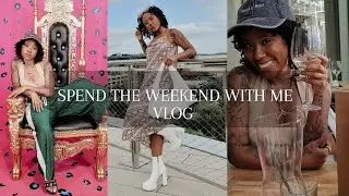 SPEND THE WEEKEND WITH ME VLOG| Black owned wine festival DC, DMV Restaurants