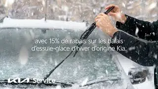 Profitez pleinement de l'hiver avec 15 % de rabais sur balais d'essuie-glace d'hiver Kia.
