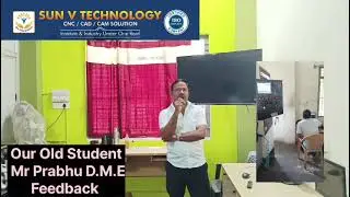StudentFeedback #cncmachine #vmc #mastercam #education #testimonial #internshiptraining #solidworks