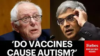JUST IN: Bernie Sanders Asks NIH Director Jay Bhattacharya Point Blank If Vaccines Cause Autism