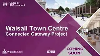Take a sneak peak at our plans for the Walsall Town Centre Connected Gateway project | #WalsallRegen