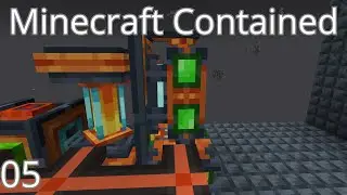 Minecraft Contained - ep: 05 - Consegui uma fornalha melhor e criei raw Bioplymer de Oritech
