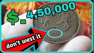 Rare Find! 1986 Singapore Twenty Cent Coin | Numismatic Treasure Unveiled