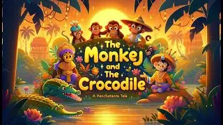 Panchatantra: The Monkey and the Crocodile | Animated Moral Story