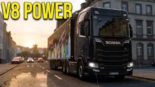 ETS2 | RPM 1:1 Map | Scania 730 S V8 | Empty Pallets Delivery to Pirmasens 🚛