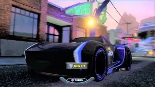 Cars 3 Jackson Storm Racing in Radiator Springs Interstate Pass