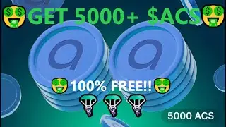 How to CLAIM 1000 ACS Airdrop! CoinGecko Rewards redemption with Candies