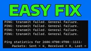How To Fix Ping Transmit Failed General Failure Error in Windows