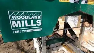 Sawing with our Woodland Mill Hm 122 Sawmill