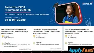HDFC Bank Scholarship 2025&ndash;26 | ₹75,000 Scholarship | Parivartan ECSS | Apply Free