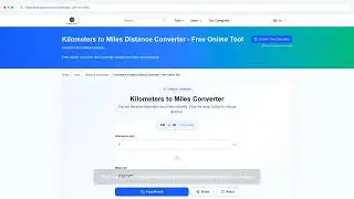 Convert km to Miles Easily | Free Online Calculator