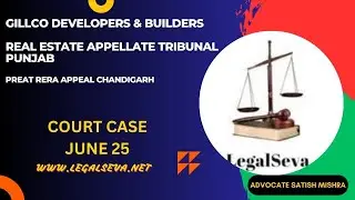 Gillco Developers and Builders RERA PUNJAB APPEAL AT CHANDIGARH