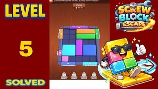 Screw Block Escape &ndash; Level 5 | Walkthrough