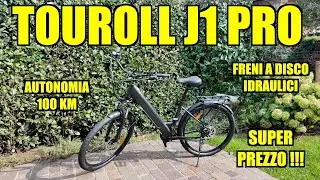 Touroll J1 Pro La eBike da 100 Km di autonomia LOW COST