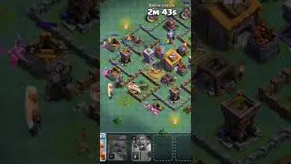 dark base attack|| clash of clans|| dark base #shorts #clashofclansattack