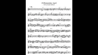I'll Remember April - Freddie Hubbard Solo Transcription