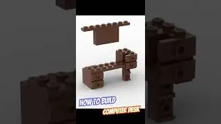 How to build computer desk #lego