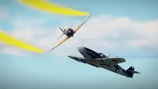 Bf109 F4 Vs Ki 44-II | Who is dancing now?