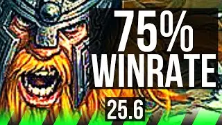 OLAF vs GRAVES (JGL) | Rank 3 Olaf, 75% winrate, 12/2/9 | VN Challenger | 25.6