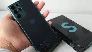 Green S22 Ultra Unboxing//256GB /12Gb RAM//Samsung Clear Standing Cover//New Zealand