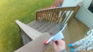 Elite Geek Powerup 2.0 Paper Airplane First Flight Test