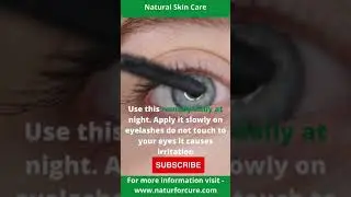 Long and thicken Eyelashes Naturally #shorts #eyecare #eyelashes