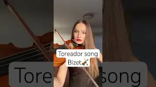 Have you ever heard a Toreador song playing this way?😍🎻#violinist #carmen #redlipstick #passion