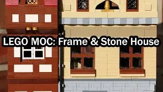 LEGO MOC: Modular Building - Frame & Stone House (Middle Ages)