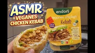 ASMR Veganes Chicken Kebab 🌱 Makan Tanpa Bicara | Relaxing Eating Sounds