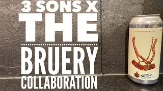 3 Sons Brewing X The Bruery Bling Sicle Gose Style Ale , American Craft Beer Review