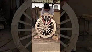 The process of making bullock cart wheels