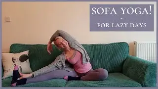 Sofa Yoga! Need a stretch but don't quite have the energy? Try some simple yoga from the couch 😃💙