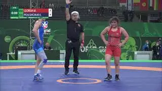 12 50kg  1&frasl;4  M. LEORDA (MDA) - E. POLESHCHUK (RUS)