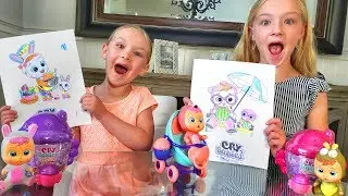 3 Marker Challenge Cry Babies Magic Tears!!