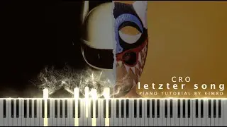Cro - letzter song (Piano Tutorial + Noten)