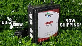 Timber Light Controller for Indoor Growing with 4 or 8 Outlets | UltraGrow by Plantmax