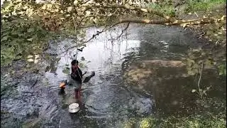 Catching Fish from a Small Village Pond | Fun Rural Fishing Moments&rdquo;