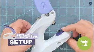 Prym Vario Creative Tool Mini Series (Video 2) | Piercing Setup and 3 mm Holes with Cheri