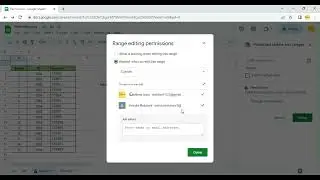 Block Column edit access in Google Sheets