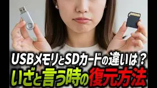 USBメモリーとSDカードの違い？失敗しないデータ復元の方法も解説！【Tenorshare 4DDiG Free】