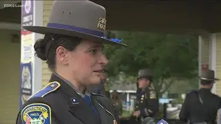 Law enforcement pay final respects to fallen veteran sergeant