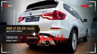 Electronic active sound exhaust system BMW X3 20d G01 diesel #ENGINEVOX